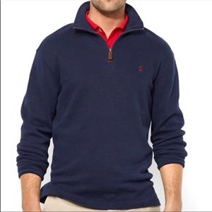 Polo Ralph Lauren Half Zip Hoodie 100% Cotton blue
